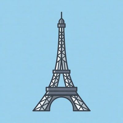 Eiffel Tower illustration