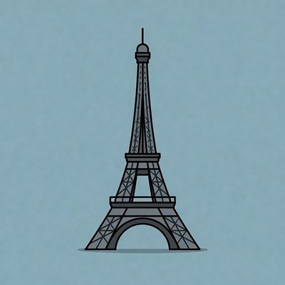 Eiffel Tower illustration