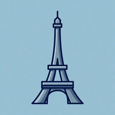 Eiffel Tower illustration