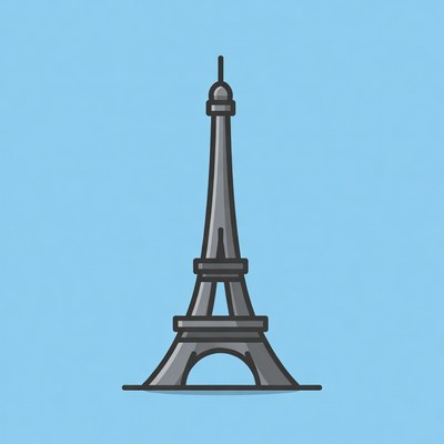Eiffel Tower illustration