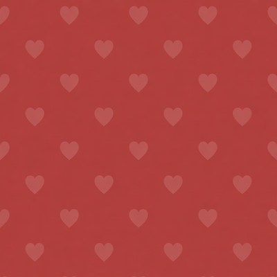 Red Heart Pattern Background