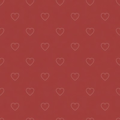 Red Heart Pattern Background