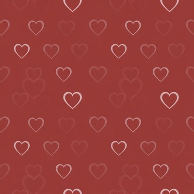 Red Heart Pattern Background