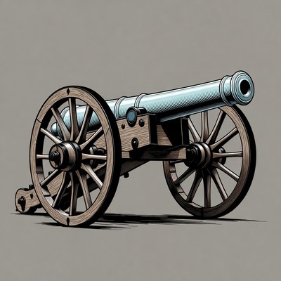 Vintage Cannon Illustration
