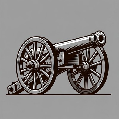 Vintage Cannon Illustration