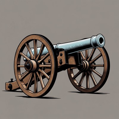 Vintage Cannon Illustration