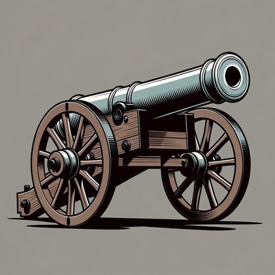 Vintage Cannon Illustration