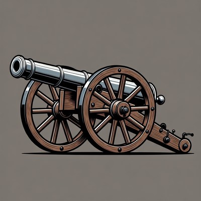 Vintage Cannon Illustration