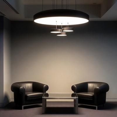 Modern Office Chairs and Pendant Lights