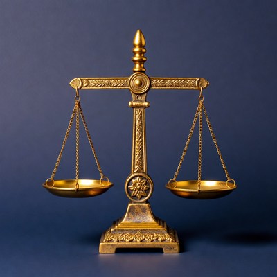 Golden Scales of Justice