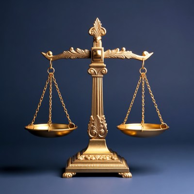 Golden Scales of Justice