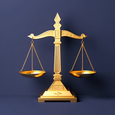 Golden Scales of Justice