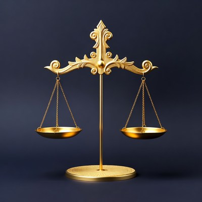 Golden Scales of Justice
