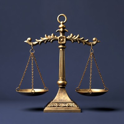 Golden Scales of Justice