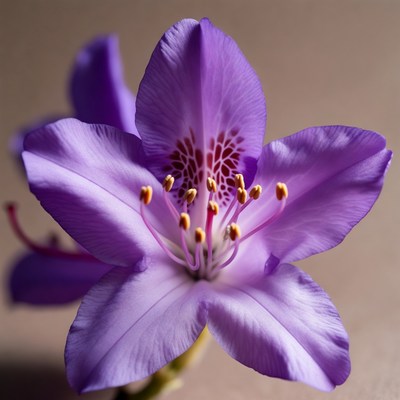 Purple flower close-up