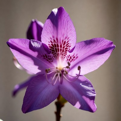 Purple Clivia Flower Bloom