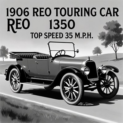 1906 Reo Touring Car 35 MPH