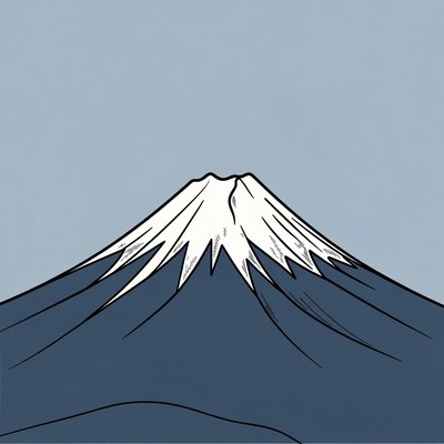Mount Fuji illustration