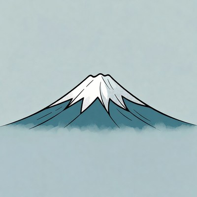 Mount Fuji illustration