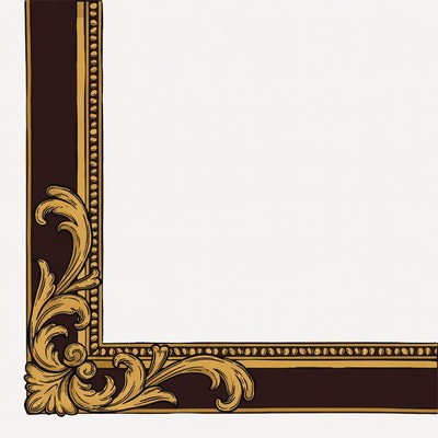 Ornate Gold Picture Frame