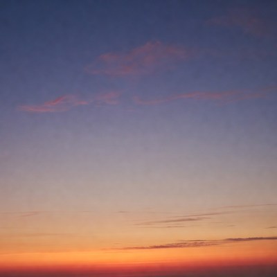 Vibrant Sunset Sky with Clouds