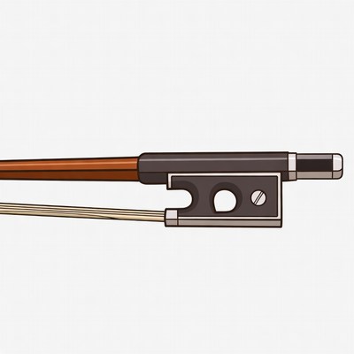 Violin Bow Illustration