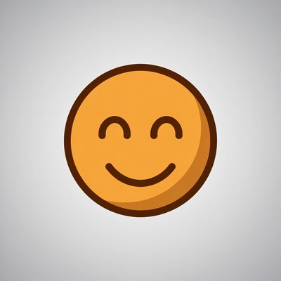 Smiling Yellow Emoticon Face