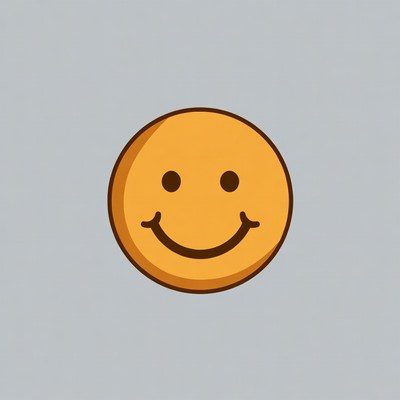 Smiling Yellow Emoticon Face
