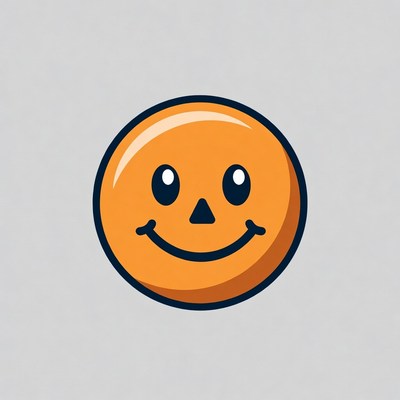 Smiling Jack-o'-lantern Emoji