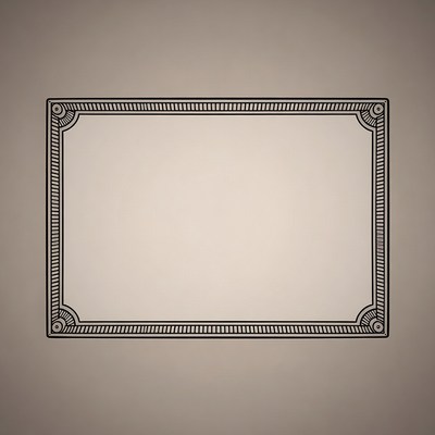 Ornate Blank Picture Frame