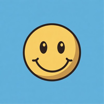 Smiling Yellow Emoticon Face