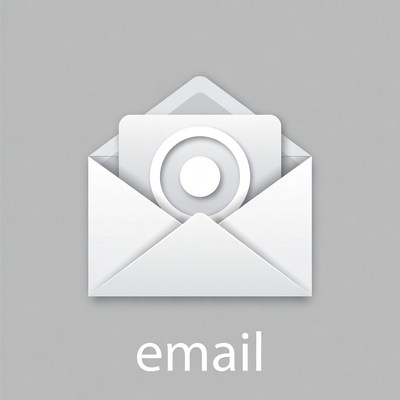 Paper Cut Email Icon