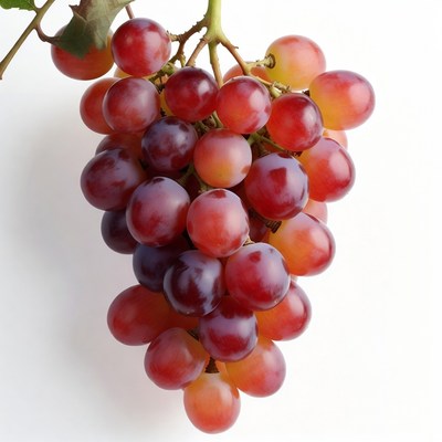 Bunch of red grapes