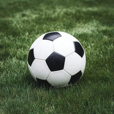 Soccer Ball on Grass