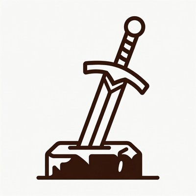 Sword in the Stone Illustration