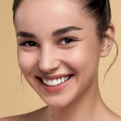 Smiling Asian woman close-up