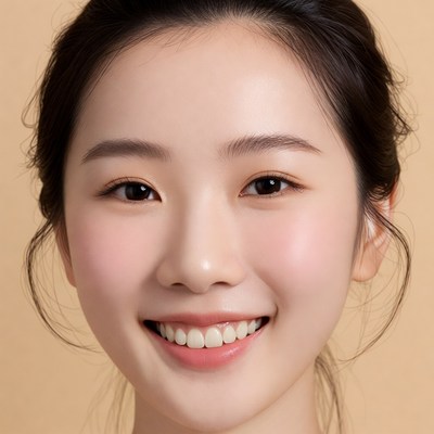 Smiling Asian woman close-up
