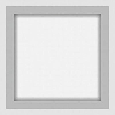 Gray Picture Frame with White Space