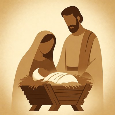 Holy Family with Baby Jesus