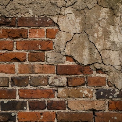 Cracked Old Brick Wall Texture