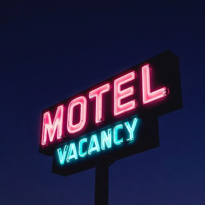 Neon Motel Vacancy Sign