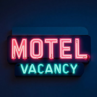 Neon Motel Vacancy Sign