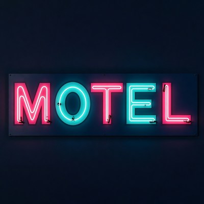 Neon Motel Sign
