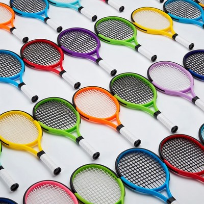Colorful Tennis Rackets Pattern