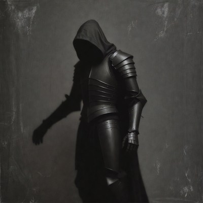 Hooded Knight in Armor