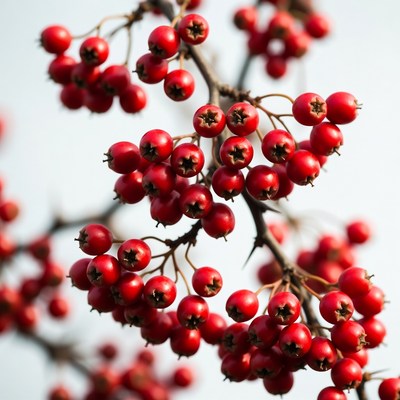 Red Berries on Branch