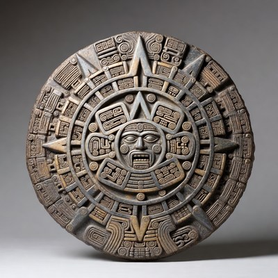 Aztec Sun Stone Calendar