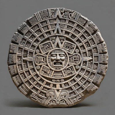 Aztec Sun Stone Calendar