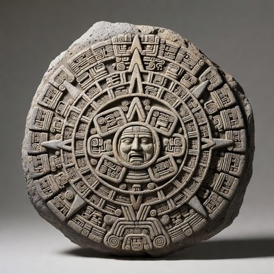 Aztec Sun Stone Calendar