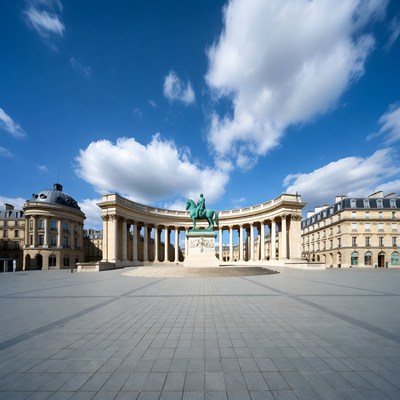 Napoleon Equestrian Statue Arc de Triomphe du Carrousel